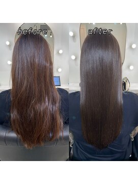 アールサロン アザブジュウバン(Rr SALON Azabu juban) ベージュブラウン× RrSALON Hydro XE treatment