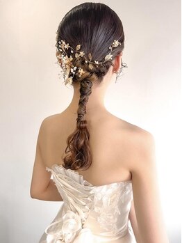 イチザサロン(ICHI THESALON)の写真/makeup♪hairarrange専門！“こんなお店を探してた！”bridalお仕度が人気♪唯一無二の魅力を引き出します