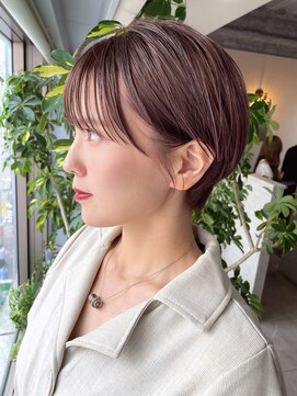 フラッグヘア 新宮店(Flag HAIR) 艶髪質改善ケアブリーチ韓国風酸性ストレート顔まわり前髪大人