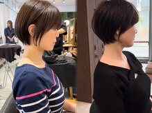 似合わせるシルエット、顔まわり、前髪こだわってます［ショート/ボブ/似合わせ］