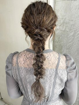 メロリッチ(MELLORICH) 玉ねぎヘアMIX編みおろし