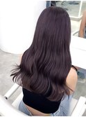 色落ちが綺麗なラベンダーカラー♪