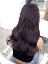 ブラウン(Brown) 色落ちが綺麗なラベンダーカラー♪