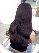 ブラウン(Brown) 色落ちが綺麗なラベンダーカラー♪