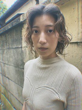 代々木上原美容室 アップバングパーマ