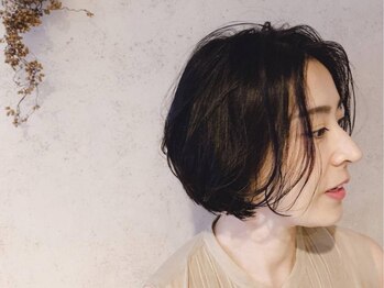 クリニー(klinik+RGB)の写真/［福島/女性マンツーマン/プライベートサロン］気になり始めた白髪も、白髪ぼかしてオシャレに♪