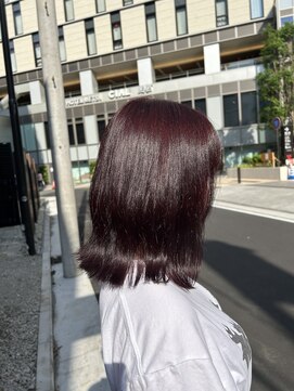 アイズ 横浜(IS) ラベンダーブラウン/ブリーチなし/髪質改善