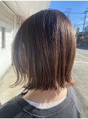 クセを活かしたナチュラルボブ