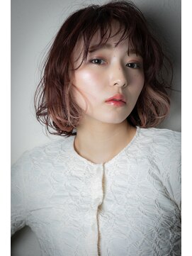 カバーヘアアンドスパ ブリス 浦和(COVER HAIR&SPA bliss) メルティカラー大人バイライトウェーブミディアムv浦和20代30代