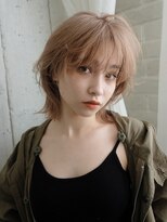 シオン(shion)&nbsp;マロンベージュフェミニンロングメルティカラー_79178