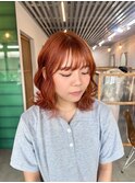 ダブルカラーでつくるオレンジカラー