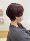 ハンサムショート×ピンクラベンダー