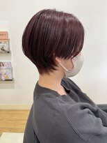 サラ 新宮店(SARA) ハンサムショート×ピンクラベンダー