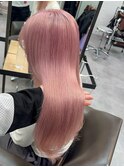 12866髪質改善ストレートラベンダーミルクティーホワイトピンク