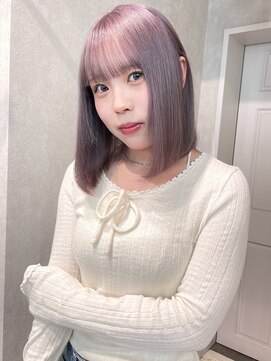 ゼスト クレス(ZEST Cres) 【立川CRES三木】ケアブリーチ必須ラベンダーグレーカラー2