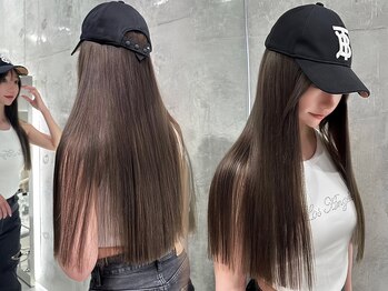 ジーナ 梅田茶屋町(Zina)の写真/[#縮毛矯正#艶髪]髪質改善のスペシャリスト在籍☆PREMIUMストレート♪［梅田茶屋町］