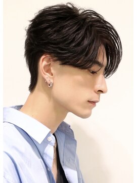 オーシャントーキョー 心斎橋(OCEAN TOKYO WEST) センターパートダウンパーマ韓国ショート