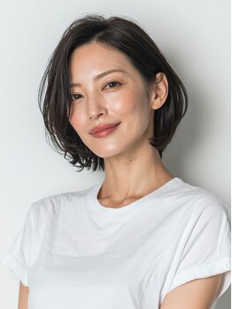 ビフィーノ リルネ(Bifino Rilune)の写真/大人女性の為の上質なカラーで自然に染まる美しい仕上がりに♪白髪染め感を感じさせない髪色を再現◎