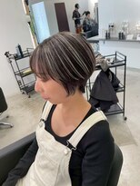 キング 心斎橋店(K!ng) ハイライトカラーミルクティーベージュレイヤーカット