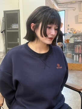 オルカ(ORCA) 切りっぱなしボブ 顔周りカット 新宿