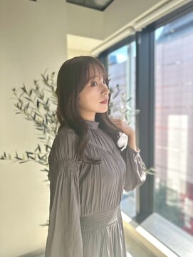 オーパスバイアンブルリュクス 池袋(Opus by ambleluxe) レイヤーカット/顔周りレイヤー/チョコレートブラウン