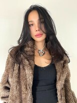 ランプ 代官山(the lamp)&nbsp;ウルフ艶感大人可愛い暗髪ダークグレージュハイレイヤー