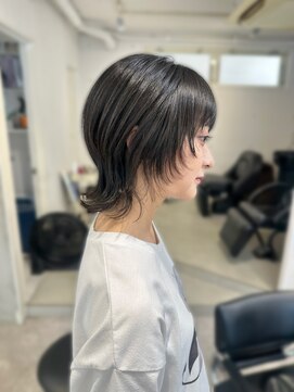 シーン(seen) シャギーウルフカットクラゲウルフヘアボブウルフショートウルフ