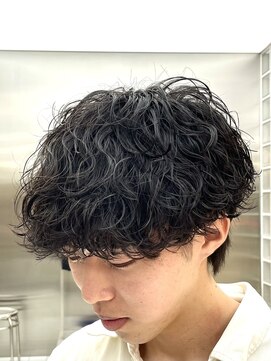 フィフスパーク(fifth PARK) 渋谷波巻きツイストスパイラル束感ルーズパーマメンズカット色気