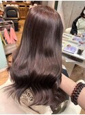 女子力UP！透明感たっぷり甘めなココアブラウンカラー♪