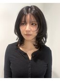 ミディアムでもできるハイレイヤー顔周りたっぷりレイヤーミディ