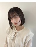 ぷつっとボブ×インナーカラー
