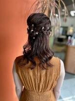 トータルヘアサロンカマダ&nbsp;くるみちゃん風ハーフアップ