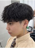 シャドウパーマニュアンスパーマ波巻きスパイラルパーマ名古屋栄