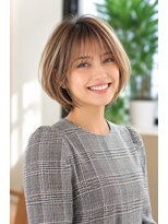 スリル ヘア アンド ネイル デザイン 恵比寿店(sulir hair and nail design)&nbsp;大人美人ひし形ショートボブ