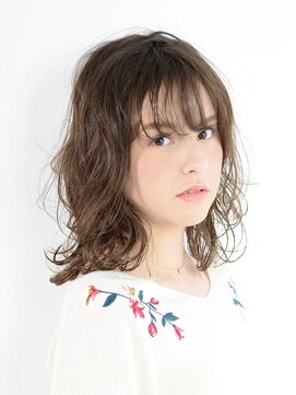 アース 盛岡南店(HAIR & MAKE EARTH) うざバング×耳かけスタイル【EARTH盛岡南店】