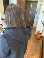 レイラバイアフロート 吉祥寺(Lila by afloat)&nbsp;切りっぱなしボブ×ミルクティーグレー【アフロート小笠原】