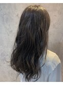 アッシュゆる巻きロング