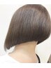 【白髪染め】カット+グレイカラー+ハホニコTr   ￥8800→￥7150