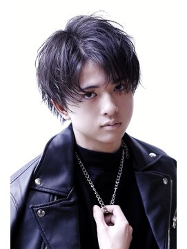 リップスヘアー 銀座(LIPPS hair) ラギッドウルフセンターパート