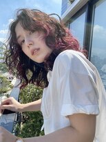 ベチカ(vetica)&nbsp;弾むスパイラルパーマ×ラズベリーピンク