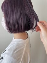 サミット ウル(SUMMIT ulu.)&nbsp;【ulu yui】ピンクラベンダーぷつっとボブスタイル