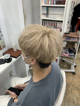 メンズ サロン ドット トウキョウ 町田店(men's salon dot. tokyo) 【小柳裕夢】ホワイトベージュ