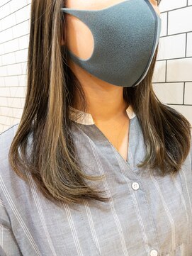 オーストヘアジジ(Aust hair Gigi) 大人かわいいインナーカラー☆ホワイティベージュ K