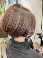 トエ(toe)&nbsp;白髪染ハイライト(薬院、薬院大通り、薬院美容室)