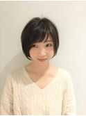 ☆透け感バング　ショートボブ☆