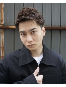 フリーク バーバーショップ 都島店(FREAK BARBER SHOP) ソフトツイパーマツーブロアップバング