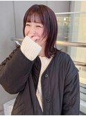 顔周りカット*ナチュラルレイヤーカット*柔らかベージュカラー
