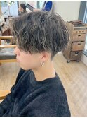 筋感ハイライト×縦落ちツイスパ【横浜メンズパーマ】