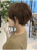 大人ショートボブ/春ショート