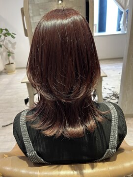 アストランティア 栄店(ASTRANTIA) 【ASTRANTIA】レイヤー×ピンクブラウン